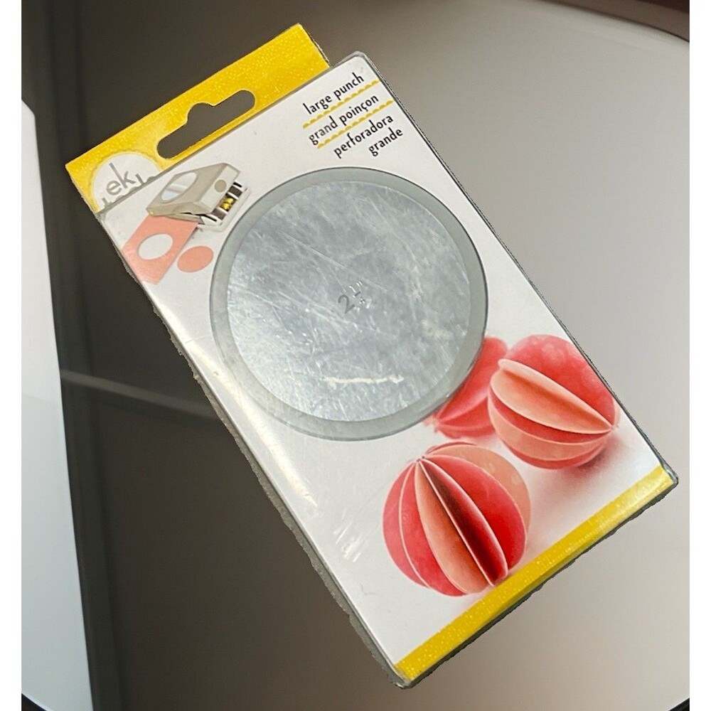EK Tools Large 2.25 Inch Circle Crafting Punch With Safety Lock